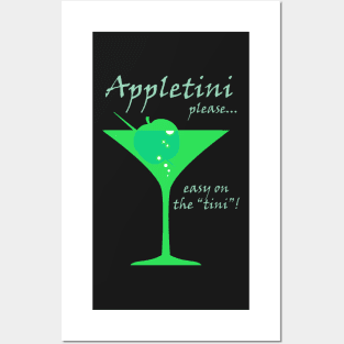 Appletini JD - Green Apple Posters and Art